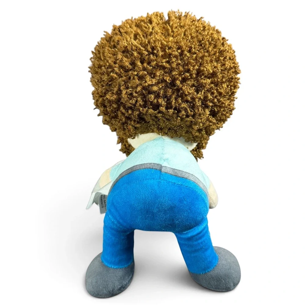 Bob Ross Plush Figure Fiesta Toy Joy of Painting Artist Doll with Palette Chill
